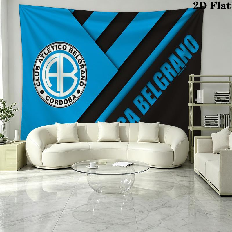 CLUB ATLETICO BELGRANO Wall Tapestry Aesthetic Wall Hanging Printed Fabric Blanket Decorative Tapestries for Bedroom Living Room Home Decor