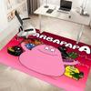 1pc Barbapapa Print Area Rug - Soft, Washable Non-Slip Indoor Mat, Living Room, Home Office Decorative Rug,Office Decorative