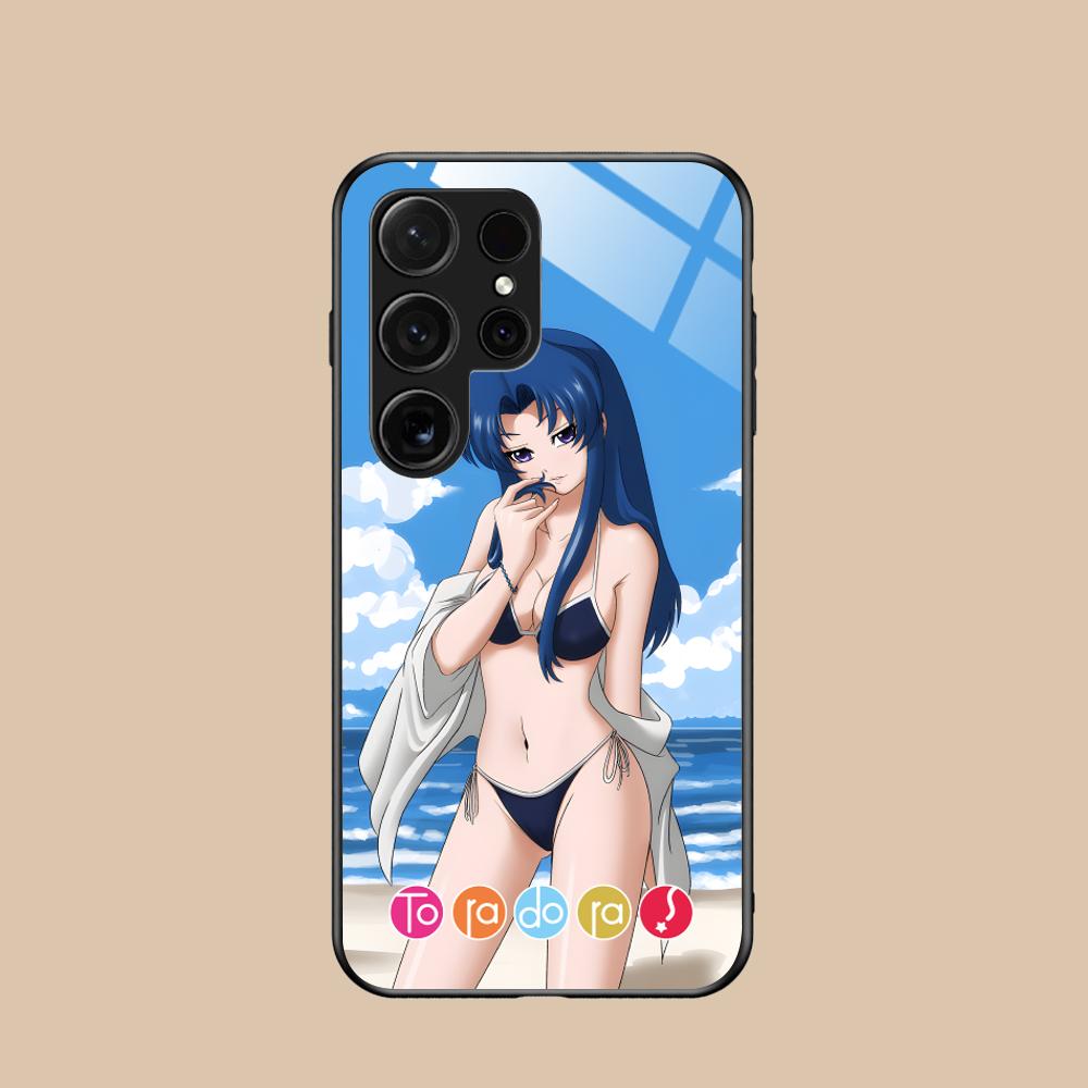 Чехол для мобильного телефона Toradora Kawashima для Samsung Galaxy A56 55 54 53 52 51 36 35 34 23 16 15 5G Стеклянный Цветной Чехол для Мобильных Телефонов