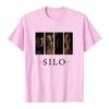 Футболка с принтом сериала SILO Научная фантастика Хлопок Летняя с коротким рукавом Унисекс Уличный стиль Круглый вырез Модная Повседневная Мужские Футболки Топы