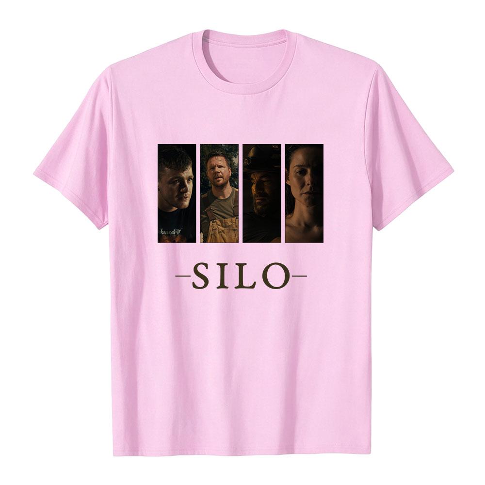 Футболка с принтом сериала SILO Научная фантастика Хлопок Летняя с коротким рукавом Унисекс Уличный стиль Круглый вырез Модная Повседневная Мужские Футболки Топы