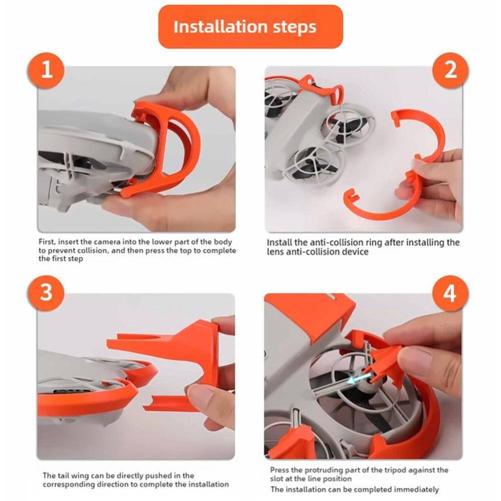 New Anti-collision Protection Kit Lightweight Anti-scratch Propeller Guard Tripod Drone Accessories Lens Bumper for DJI Neo