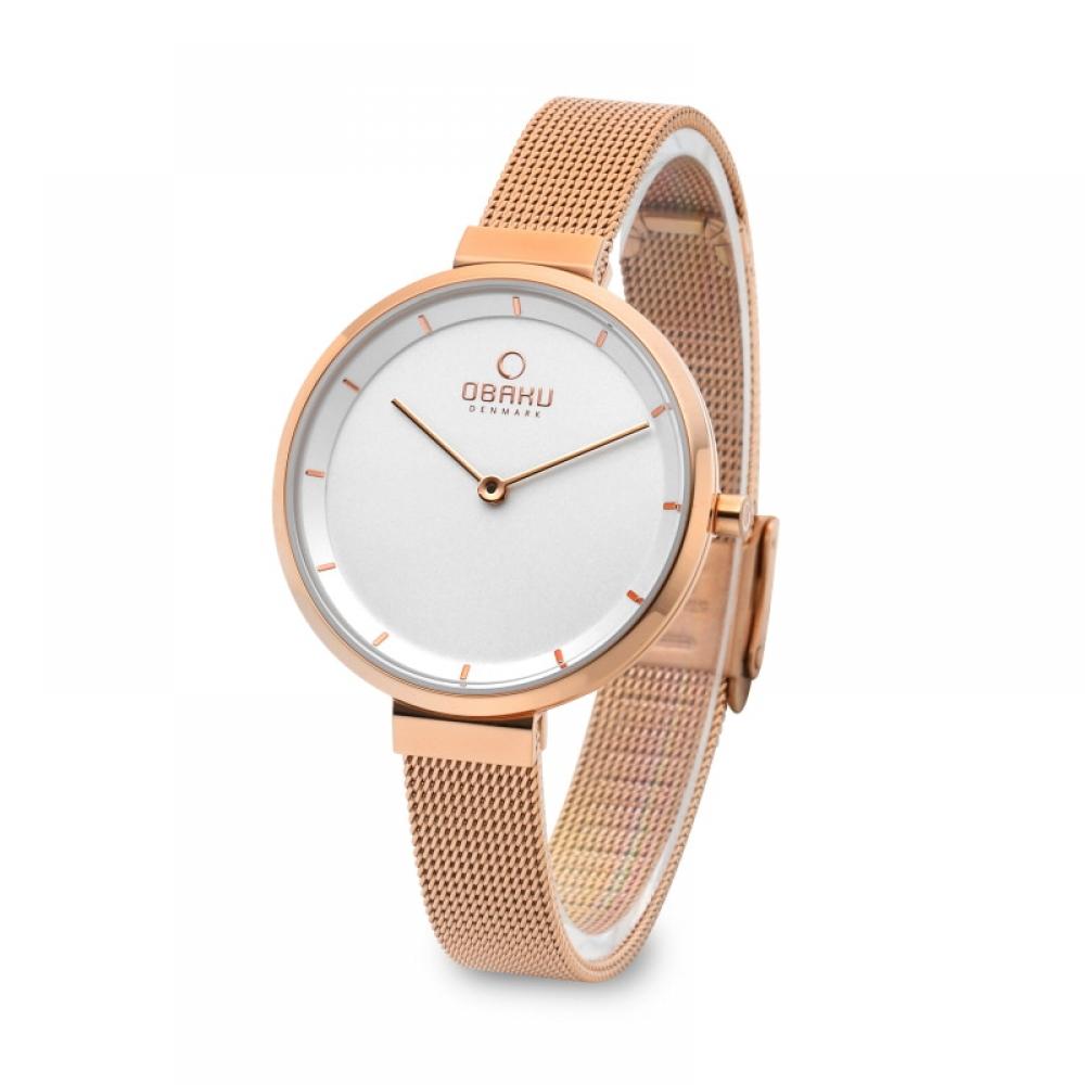  Официально импортированные оригинальные женские металлические часы Obaku V225lxvimv Blom