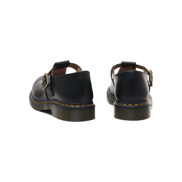 Dr. Martens Туфли Мэри Джейн Polley из гладкой кожи черного цвета (Женский) Женские кроссовки 14852001