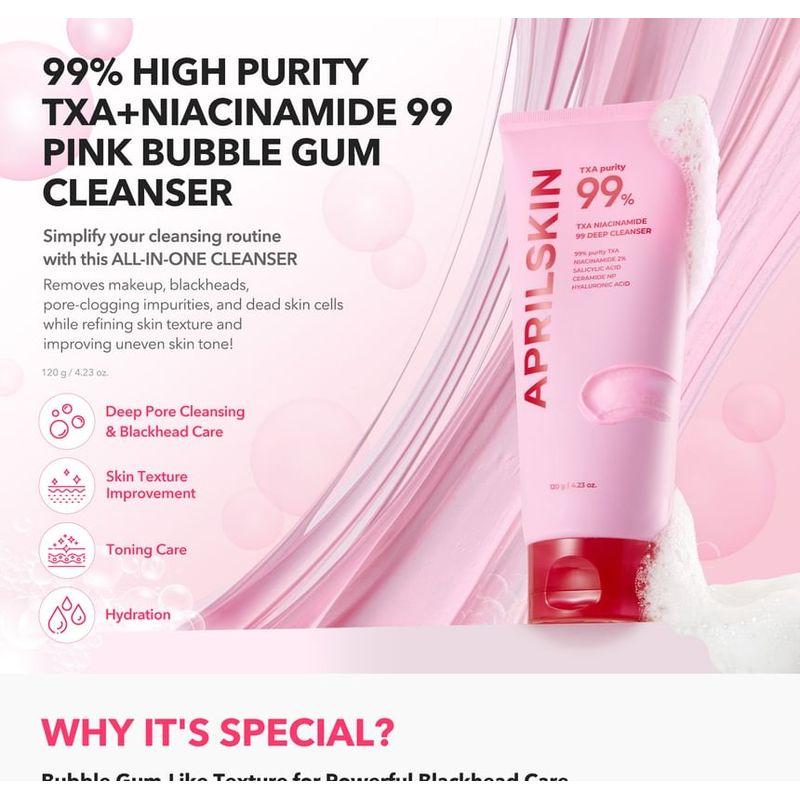 Aprilskin TXA Ниацинамид 99 Глубоко очищающее средство