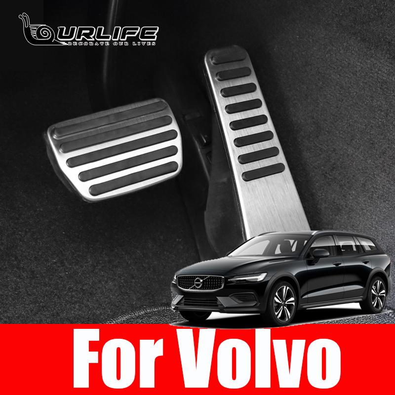 Для Volvo XC60 XC90 S90 V90CC XC40 педаль газового тормоза подставка для ног чехол для педали защитный чехол украшение