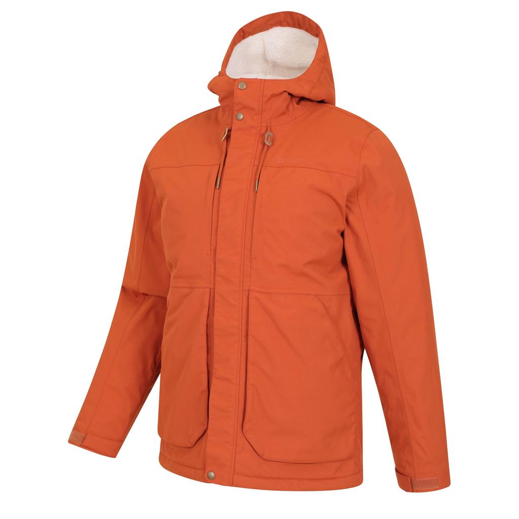Mountain Warehouse Mens Coastline Borg Waterproof Jacket