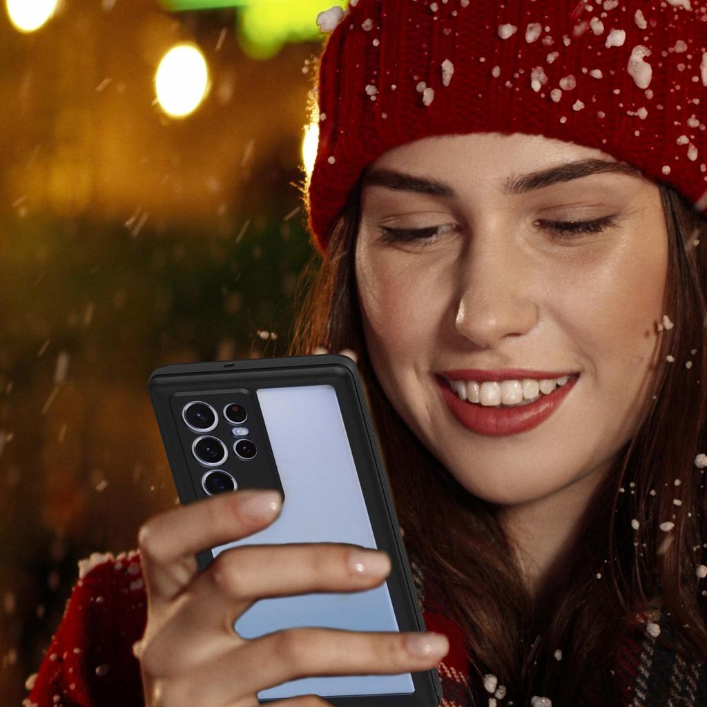 Красный перец Samsung S22 Ultra Водонепроницаемый Ударопрочный Прозрачный Чехол для телефона