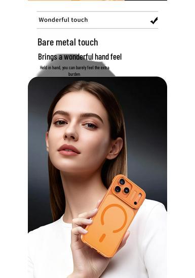 Чехол для iPhone 17 Pro Max: Безрамочная AG Матовая Магнитная, Ударопрочная Защитная Крышка.