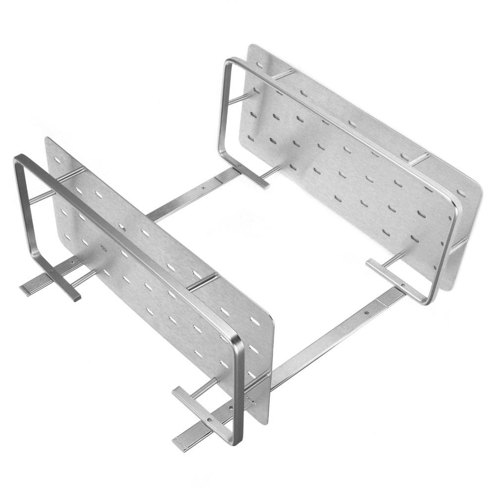 Rust-Proof Shower Rack Space Aluminum Storage Basket Bathroom Kitchen Bedroom Shower