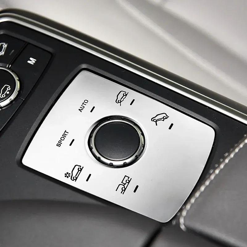 For Mercedes Benz ML W166 GL X166 GLS GLE Car Console Sport Driving Mode Button Panel Cover Sticker Interior Accessories Decals