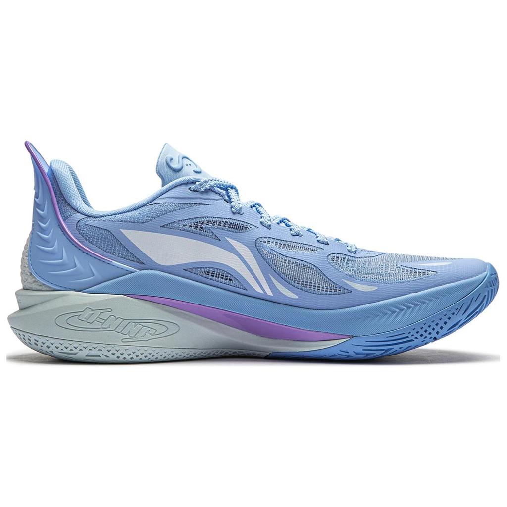 Li Ning Sonic 12 Lightweight Rebound Stability Support Shock Absorption Wear-Resistant Breathable Non-Slip Low-Top Basketball Shoes ABAU019-3