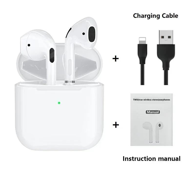 TWS Pro4 Bluetooth наушники беспроводные наушники мини спортивная гарнитура наушники вкладыши музыкальные наушники для iPhone Xiaomi Huawei Redmi