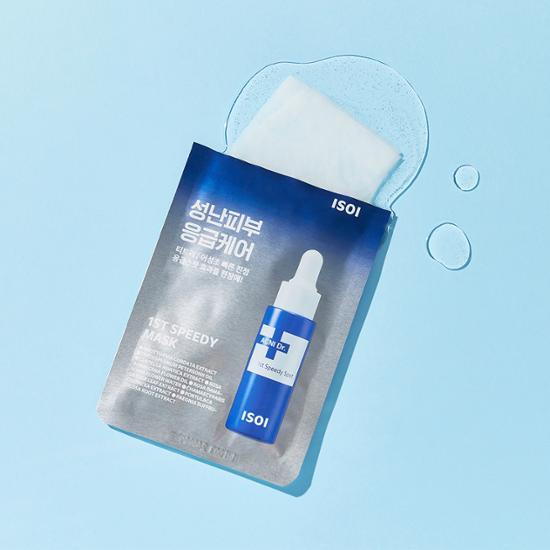 isoi Упаковка тканевых масок 1 шт., 3 вида, выберите 1 (пятна/успокаивание/влага)