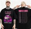 Ed Sheeran Loop Tour Australia 2026 Tour Merch Tshirt Summer Cotton Unisex Casual Fashion Tshirt