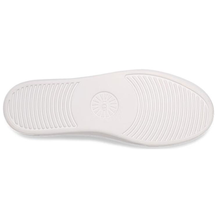 UGG Cakewalk Коровья кожа Низкие кеды Скользкая подошва Скейтбордические ботинки Унисекс Черный 1170554-BLK