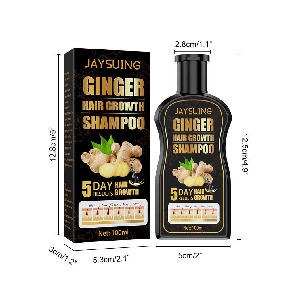Натуральный имбирь, шампунь против седых волос, органическая краска для волос, перманентный черный шампунь для женщин, покрывает белые седые волосы, против выпадения волос