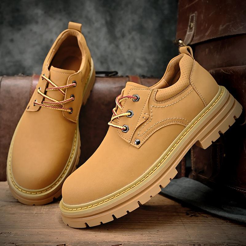 Кожаные ботинки martin Мужские низкие рабочие ботинки