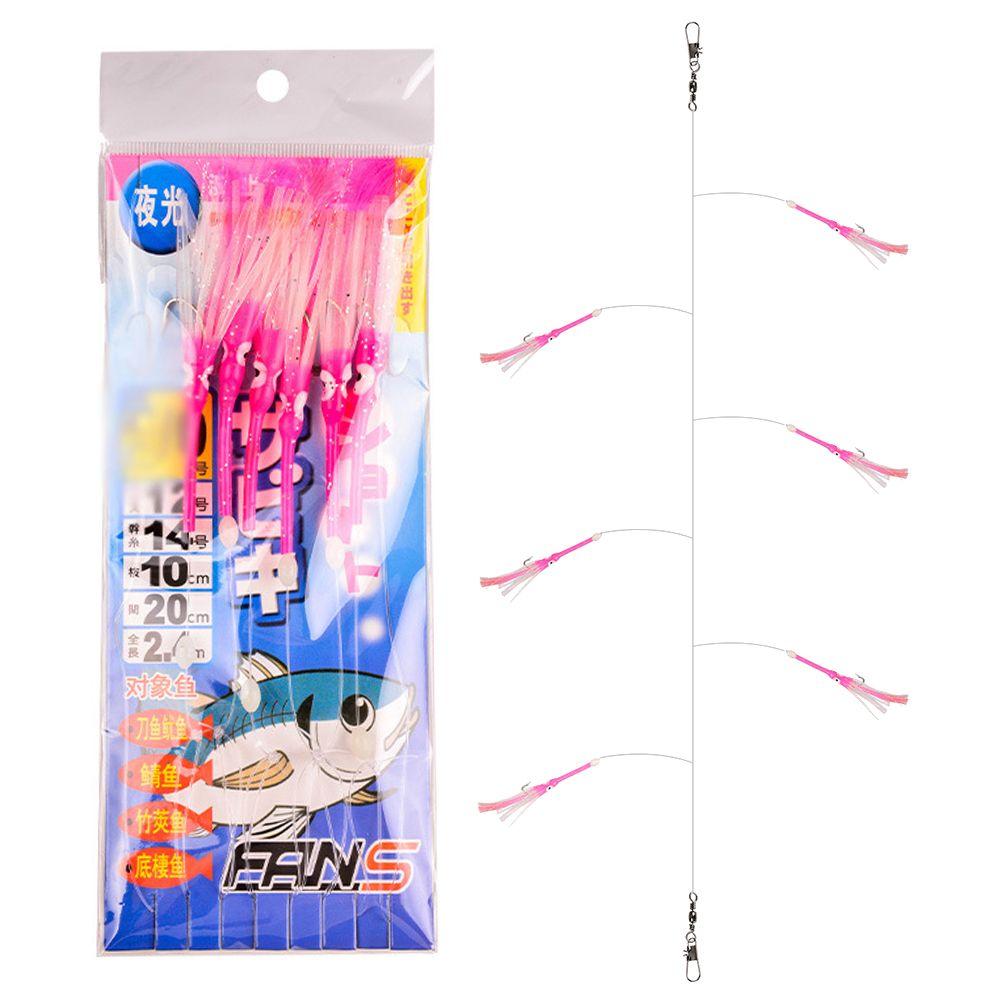 Squid Hook Bionic Squid Sea Fishing Rigs Knife Fish Hook Hairtail String Hook Fishing Hooks