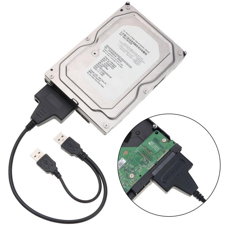 SATA2 SATA3 к USB 2,0/3,0, два кабеля-адаптера, внешнее питание для 2,5-дюймового/3,5-дюймового жесткого диска SSD, конвертер HotA
