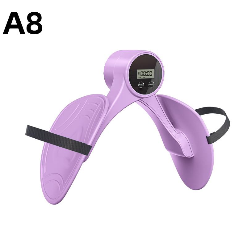 Тренажер для мышц тазового дна со счетчиком, тренажер для бедер, регулируемое устройство для упражнений для ног для послеродового восстановления, тренировки ног и ягодиц