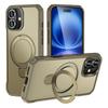 For iPhone 16 Case with Magnetic Kickstand TPU+PC Anti Drop Phone Cover