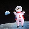Inflatable Spaceman Costume Blow Up Cosplay Costumes Inflatable Fancy Dress Funny Parent