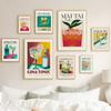 Colorful Cocktail Gin Tonic Mai Tai Posters and Print Lemon Drink Wall Art Canvas Painting Club Bar Shop Hotel Home Decoration