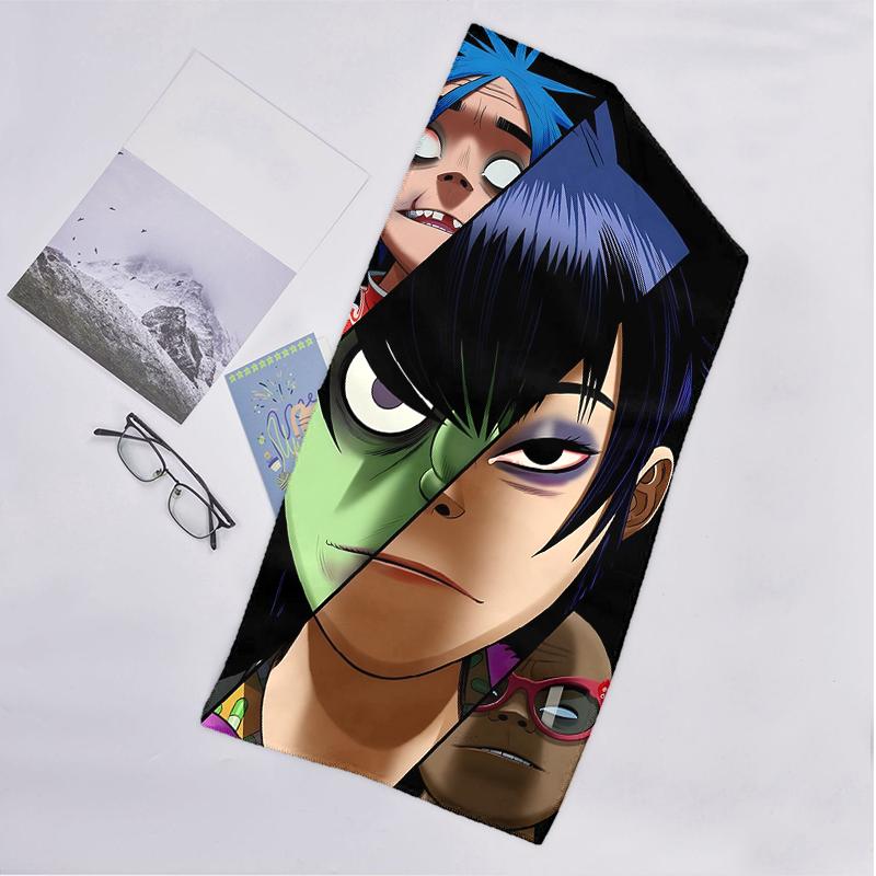 Gorillaz Fashion Beach Towel: Ideal for Summer Adventures Soft, absorbent and quick drying suitable for swimming and bathing