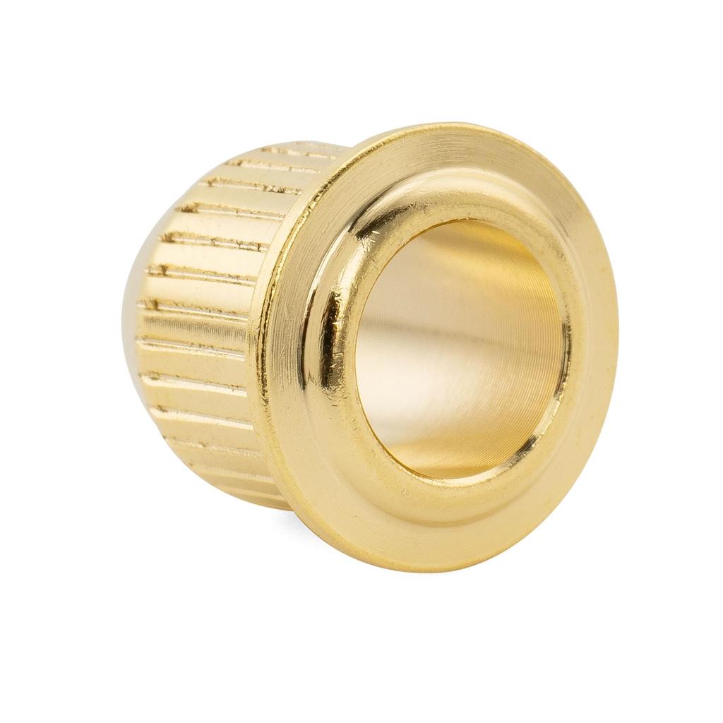 Musiclily Ultra Brass 9.2mm Vintage Style Guitar Tuning Peg Bushings for Epiphone Electric Guitar Tuning Pegs, Gold (Set of 6)