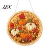 Festive Tree Ornament Crafting Christmas Rhinestone Painting Suncatcher Kit, DIY Faux Pearl Art Xmas Crafts for Adults Beginner, Acrylic Decorative
