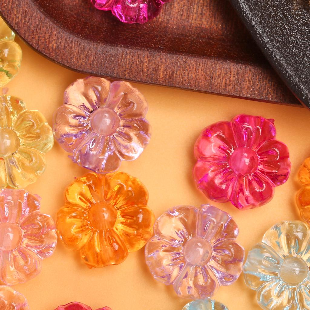 10 шт. 19,3 мм модные акриловые прозрачные кристаллы сливы свободные бусины для изготовления ювелирных изделий DIY ювелирные аксессуары