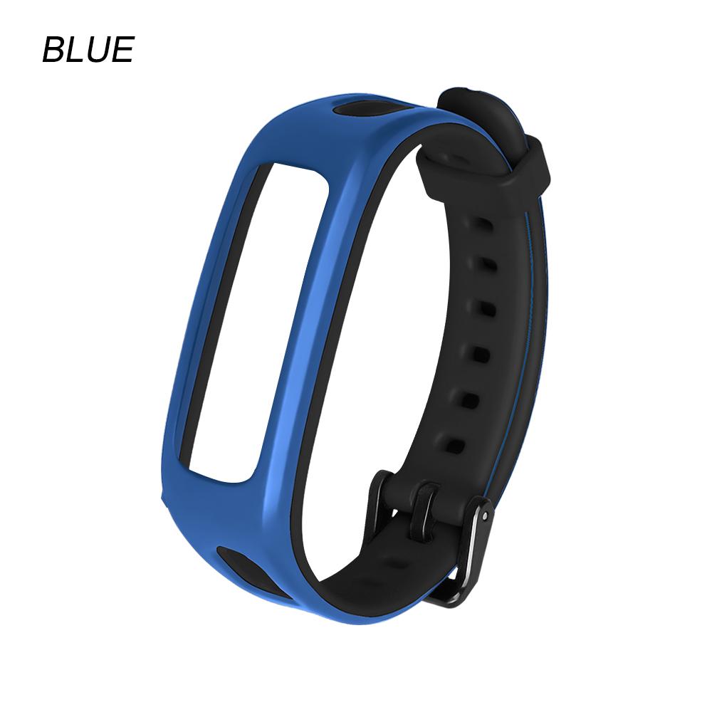 Dual Color Bracelet Colorful Soft Silicone Strap Watch Band Wrist Watchband Wristband