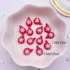 50pcs Resin Mini Colorful Christmas Snowman Tree Snowflower Deer Flat Back Figurines Nail Art DIY Scrapbooks  Accessories