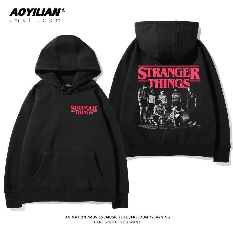 Толстовки Stranger Things Пальто Мода зимняя одежда
