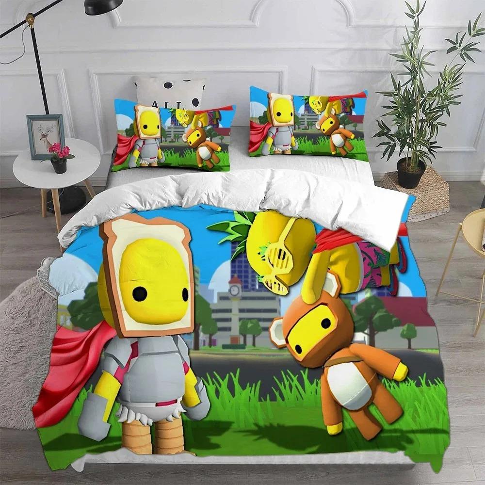 3D Print Wobbly & Life Single Twin Full Queen King Size Quilt Anime Bed Cover Pillow Case 2 3 Pieces Duvet Cover Bedding Sets