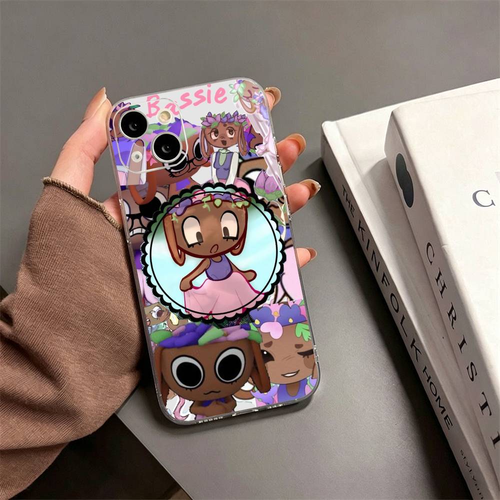 Чехол для телефона Bassie B-Bloomington D-Dandys World для iPhone 17, 16, 15, 14, 13, 12, 11 Plus, Pro Max Мягкий прозрачный чехол