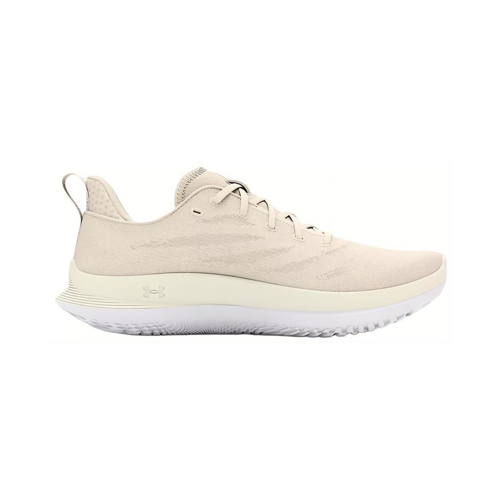 Under Armour Women's UA Velociti 3 Breeze Flow Lightweight Breathable Road Running Shoes White Quartz Brown 3027521-301