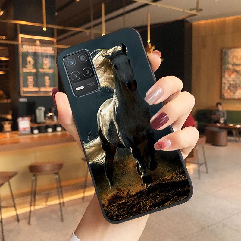 Чехол для телефона с изображением лошади для OPPO Realme 8 7 6 6i C3 C21 C21Y C11 X3 SuperZoom A94 A74 A91 A53S A54
