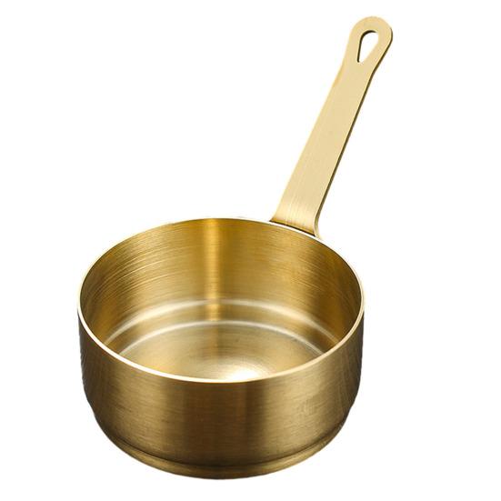 Stainless Steel Sauce Cup with Handle Reusable Metal Dipping Cups Small Condiment Server for Ketchup Appetizers Soy Sauce