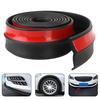 60mm Width Rubber Strip 2.5M Auto Replacement Exterior Mouldings Car Lip Skirt Protector Car Front Bumper Lip