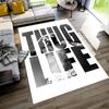 2PAC Art Activism Carpet Perfect for Kitchen Study room Decorate room Bedrooms Antislip Carpet Anime Office Decor Perfect Birthday/Christmas Gift Idea