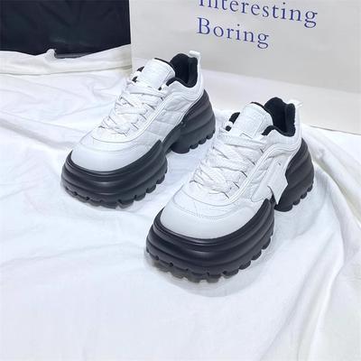 Модная женская обувь 2024 Высокое качество Шнуровка спереди Женские вулканизированные туфли Модная строчка Горячая распродажа Круглый носок Удобная повседневная обувь