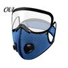 Face Protection Guard Cycling Mask with Eye Shield, Breathing Valve, Lightweight Windproof Dust-proof Adjustable Goggle Protective Breathable