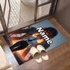Custom Name Personalized Makima Chainsaw Man Print Carpet, Versatile Home Decor Rug, for Playroom, Apartment, Balcony, Entryway, Hallway Gift