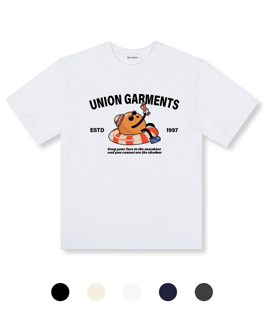 UNION GARMENTS Футболка оверсайз с коротким рукавом Tubeball 5 цветов