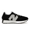 327 Black Metallic Silver Unisex Sneakers MS327MM1