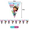 Gabby Birthday Party Plates Cups Napkin Balloons Cat Dollhouse Party Supplies Disposable environmental Tableware Picnic portable