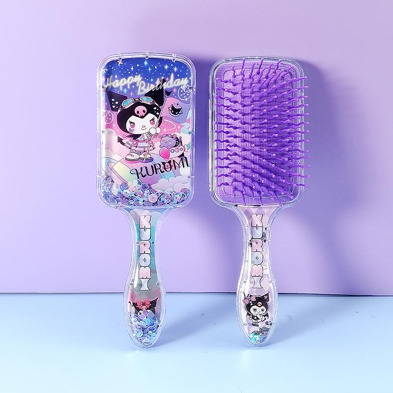 Кавайные расчески Sanrio Kuromi с воздушной подушкой и массажем, My Melody, Cinnamoroll, расческа для волос, парикмахерский инструмент, подарок для девочек