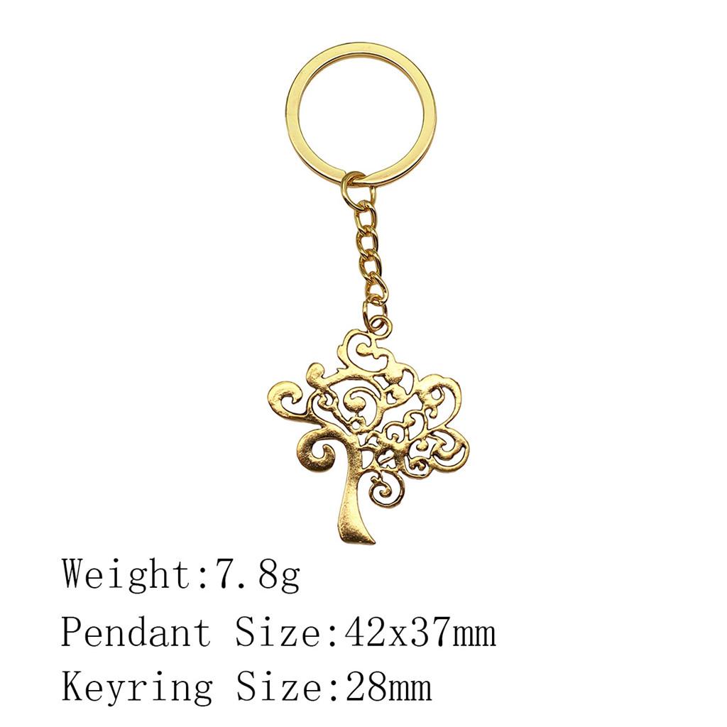Birthday Gifts Men Keychain Tree Of Life Key Ring Biz Woman Chains